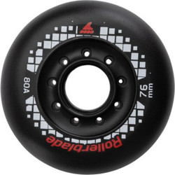 ROLLERBLADE Apex 76χιλ./80Α Ροδάκια - Μαύρο