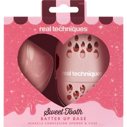 Real Techniques Sweet Tooth Better Up Base σφουγγαράκι για μεικ απ + κάλυμμα