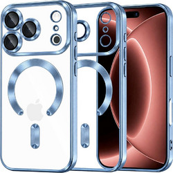 Techsuit Luxury Crystal MagSafe Θήκη iPhone 17 Pro Max Light Blue