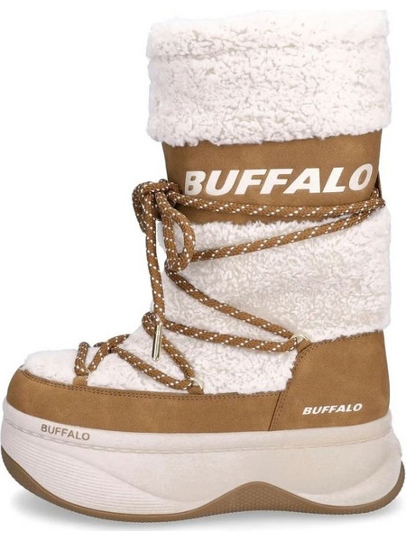 BUFFALO Γυναικείες Μπότες Χιονιού ORCUS SNOW HI - Μπεζ/Καφέ