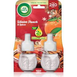 Air Wick Winter Punch&Spices ανταλλακτικό ηλεκτρικών διαχυτών 2x19 ml