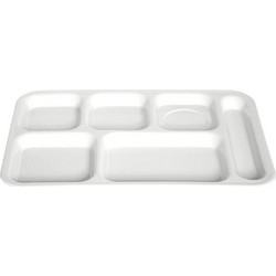 Σετ 12 τεμ. - Δίσκος 6 θέσεων 36x25cm Λευκός - SKU -409115