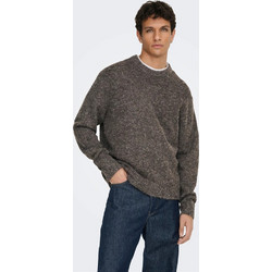 Only & Sons Ανδρικό Πουλόβερ Καφέ 22037584