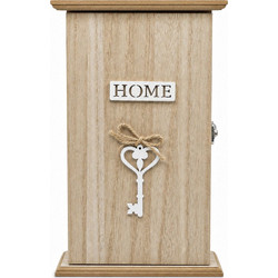 ΚΛΕΙΔΟΘΗΚΗ ΤΟΙΧΟΥ ΞΥΛΙΝΗ ΣΕ ΦΥΣΙΚΟ ΧΡΩΜΑ HOME 18x6x30,5εκ. ANKOR 855490