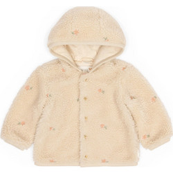 LITTLE DUTCH. Ζακέτα teddy Sand Flowers