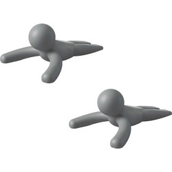 Σετ 2 Στοπ Πόρτας Umbra Buddy Γκρι 1013767-149