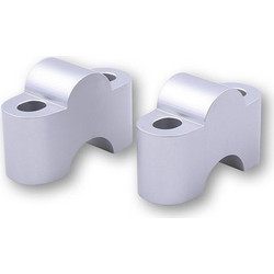 HIGHSIDER pro Handlebar Riser Kit R25 for 22,2 mm (7/8") Handlebars, Silver, TUeV-part type approval
