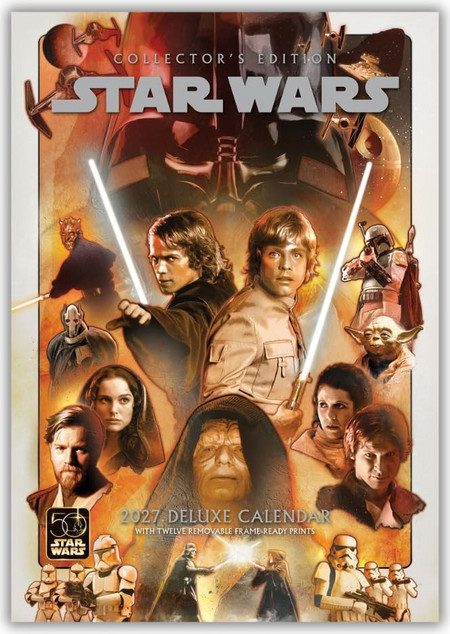 STAR WARS CLASSIC 2027 A3 DELUXE CALENDAR