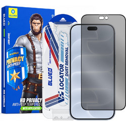 Blueo Γυαλί Προστασίας Απορρήτου Anti-Peep Pro, iPhone 18 Pro, Μαύρο