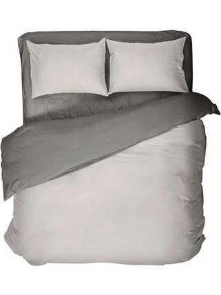 Nima Home - Παπλωματοθήκη Γίγας Colors - Oat Beige / Midnight Gray