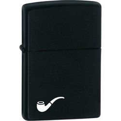 Αναπτήρας Zippo 218PL Black Matte Πίπας