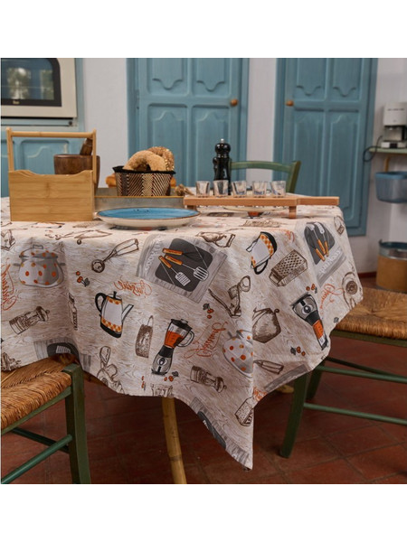 Τραπεζομάντηλο Multi Line Cook Apricot
