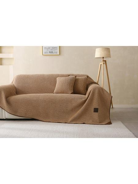 Beauty Home Ριχτάρι Τριθέσιο Lamb Plus Art 8832 175x300 Άμμου