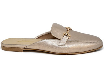 BigShoes GA1165-06 Mule Δερμάτινο Χρυσό
