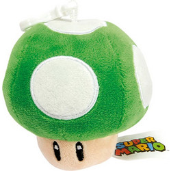 Λούτρινο Μπρελόκ Green Mushroom
