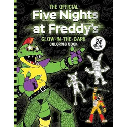 FIVE NIGHTS AT FREDDYS GLOW IN THE DARK COLORING BOOK PB