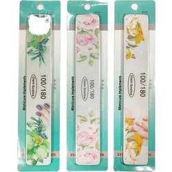 Λίμα νυχιών Διπλής Όψης 100/180 12τμχ - Nail File 12pcs-091127-120188