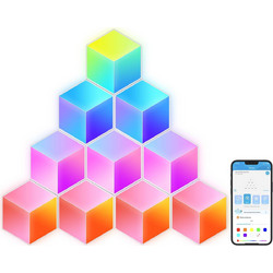 Govee - Glide Hexa Pro Light Panels - Smart 3D RGBIC Wall Lighting -E