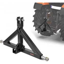 VEVOR 3 Point Hitch Receiver with 2 in Receiver 21 inch-Dual Interface-Standard