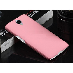 Σκληρή Θήκη Πλαστικό Πίσω Κάλυμμα για Alcatel One Touch Idol X Plus (6043D) Ρόζ (ΟΕΜ)