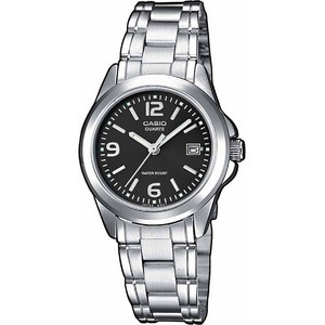 Casio Γυναικείο Ρολόι με Γαλάζιο Ασημί Μεταλλικό Μπρασελέ LTP-1259PD-1AEF