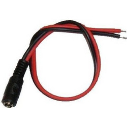 UU-DCCORD-M POWER CABLE 30CM έτοιμο καλώδιο για τροφοδοσία κάμερας 12v θηλυκό