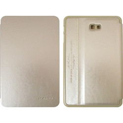 Kakusiga Leather Book Cover Gold (Galaxy Tab E 9.7")