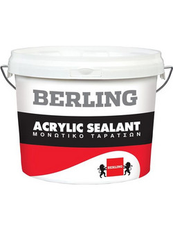 Berling Acrylic Sealant 156 Ελαστομερές Επαλειφόμενο Ακρυλικό Μονωτικό Στεγανωτικό Ταράτσας Κεραμιδί 10lt