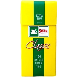 Φιλτράκια Swan Classic Κίτρινα 5.7mm (120 φίλτρα)