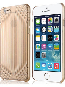 Baseus Shell Pattern Plastic Case for iPhone 6 (Gold)
