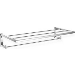 Ραφιέρα Πετσετών W60xD26.5xH11cm Chrome Sanco Towel racks 00918-A03