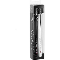 Curaprox Black Is White Οδοντόβουρτσες 2τμχ Μαύρη Λευκή