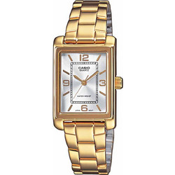 Casio Γυναικείο Ρολόι με Χρυσό Μεταλλικό Μπρασελέ LTP-1234PG-7AEF
