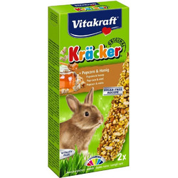 Vitakraft Kracker Rabbit with Popcorn & Honey 2τμχ 112gr
