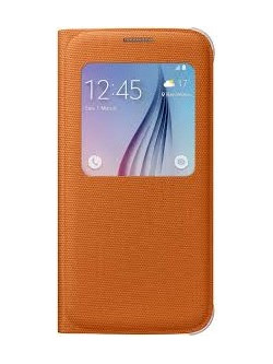 Samsung Book S-View Fabric Orange (Galaxy S6)