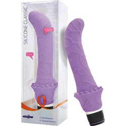 Seven Creations Silicone Classic Curved Ρεαλιστικός Δονητής 23cm Μωβ