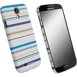 Krusell Printcover Blue Stripe (Galaxy S4)