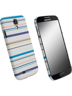 Krusell Printcover Blue Stripe (Galaxy S4)