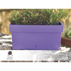 Ζαρντινιέρα με δίσκο Linea No 823-13 58x18x17cm μπρονζέ