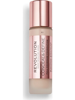 Makeup Revolution Conceal & Define Full Coverage F2 Liquid Foundation 23ml