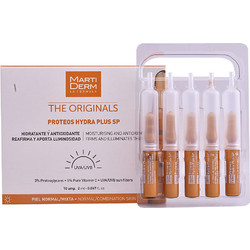 Marti Derm The Originals Proteos Hydra Plus SPF15 Αντιγηραντικό Ενυδατικό Serum Προσώπου με Βιταμίνη C 10x2ml