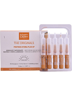 Marti Derm The Originals Proteos Hydra Plus SPF15 Αντιγηραντικό Ενυδατικό Serum Προσώπου με Βιταμίνη C 10x2ml