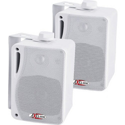 AXD Sound TE5405 Παθητικά Ηχεία Τοίχου 80W Λευκά (Ζεύγος)