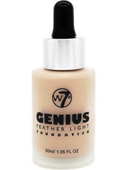 W7 Genius Feather Light Buff Liquid Foundation 30ml