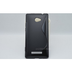 Θήκη TPU Gel S-Line για HTC 8X/Accord Μαύρο (OEM)