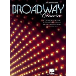 Broadway Classics Big-Note Piano