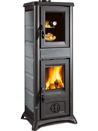 La Nordica Gemma Forno Natural Stone Ατσάλινη Ξυλόσομπα με Φούρνο 7kW