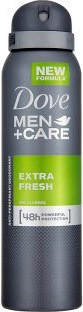 Αποσμητικό Dove & Care Extra Fresh Ανδρικό Αποσμητικό Spray 48h 150ml