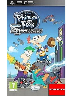 Phineas And Ferb Across The 2nd Dimension Used PSP