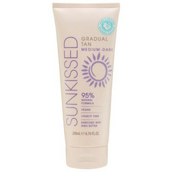 Sunkissed Gradual Tan Self Tan Κρέμα Medium & Dark Σώματος 200ml